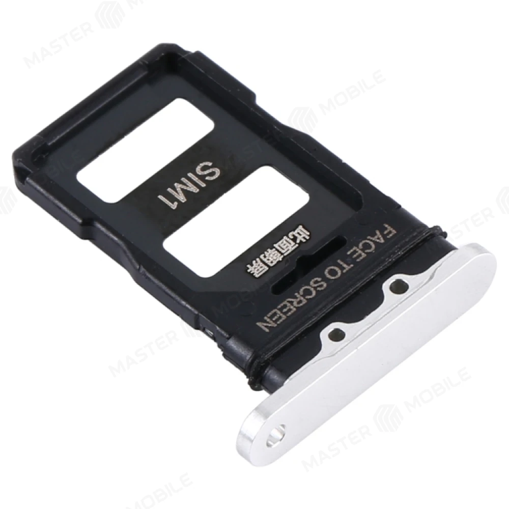 Держатель сим-карты для Xiaomi Mi 11 5G (M2011K2G) (серебристый)  фото №1