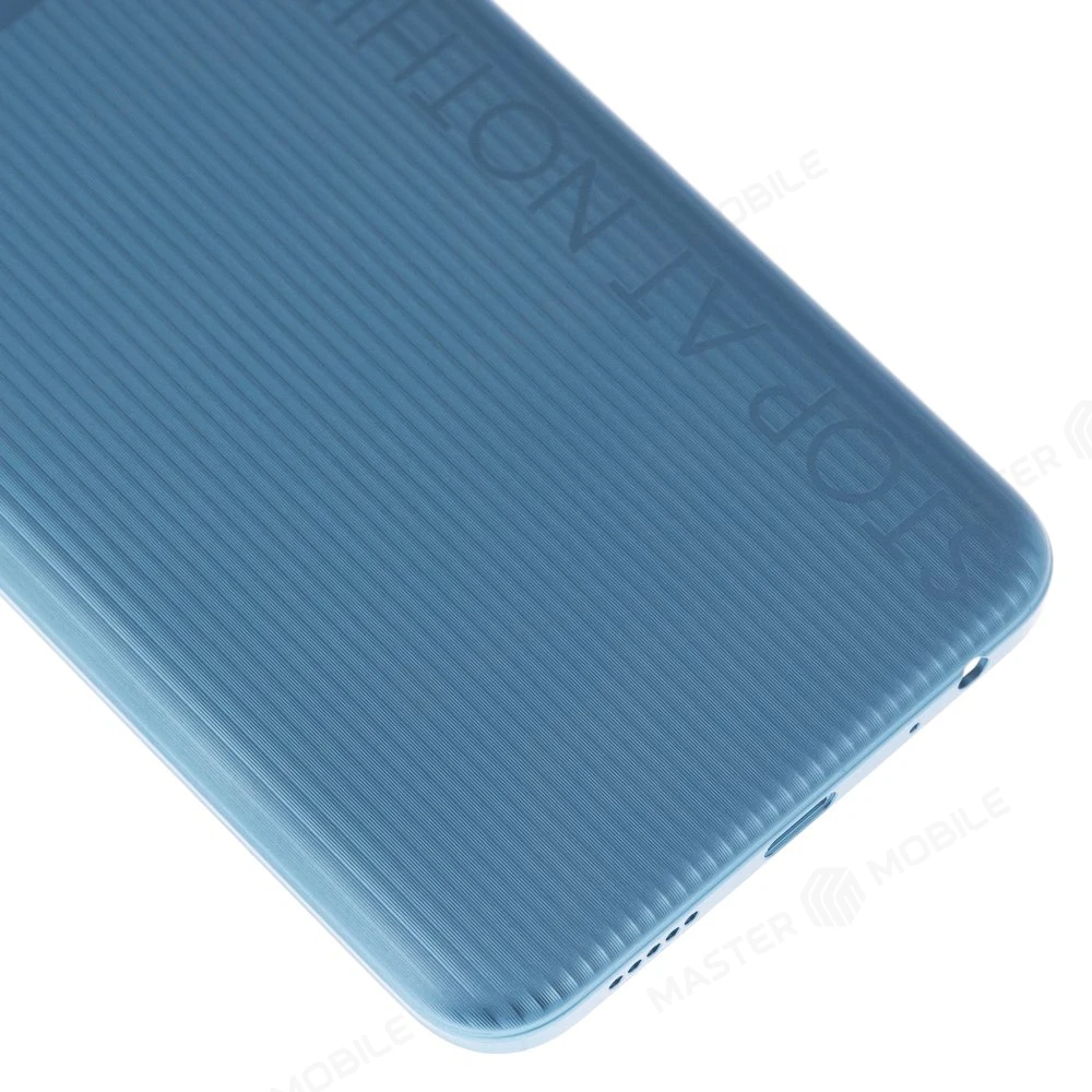 Задняя крышка для Tecno Spark GO 2022 (KG5) (бирюзовый) (в сборе со стеклом камеры) фото №4