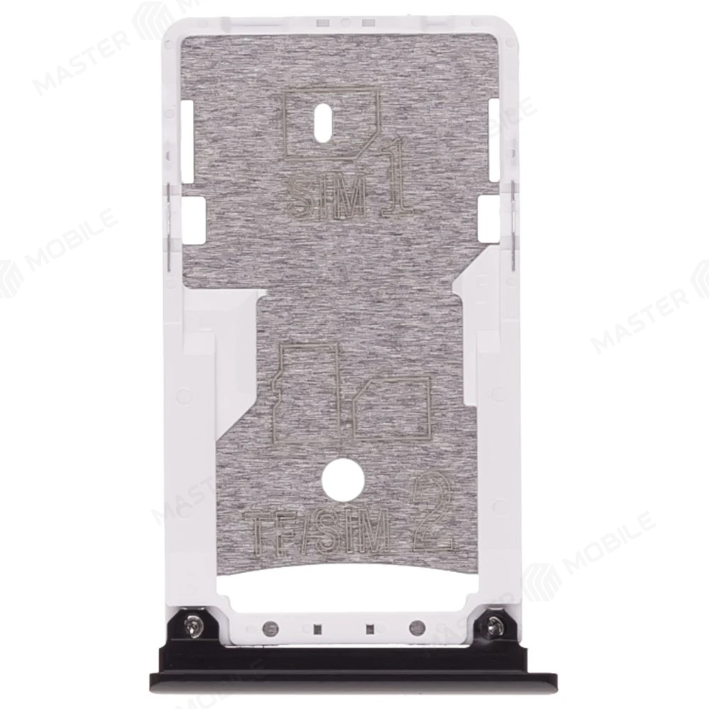 Держатель сим-карты для Xiaomi Mi Max 2 (MDE40) (черный)  фото №1