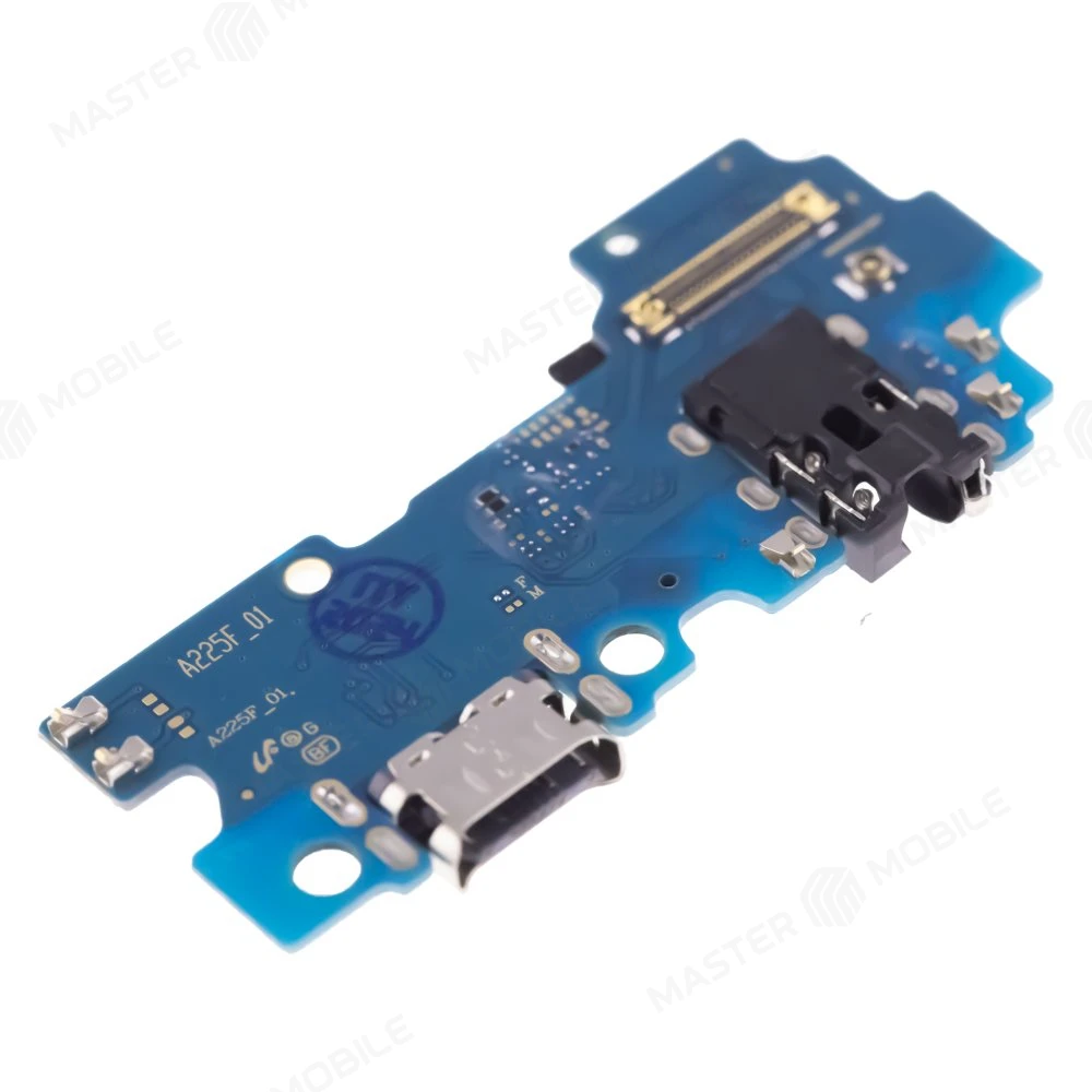 Нижняя плата для Samsung A225 Galaxy A22 с комп. + разъем зарядки + разъем гарнитуры + микрофон  фото №3