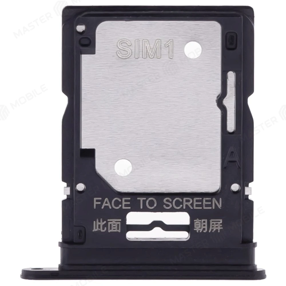 Держатель сим-карты для Xiaomi Redmi Note 11 Pro 4G (2201116TG) / Redmi Note 11 Pro 5G (2201116SG) (черный)  фото №1