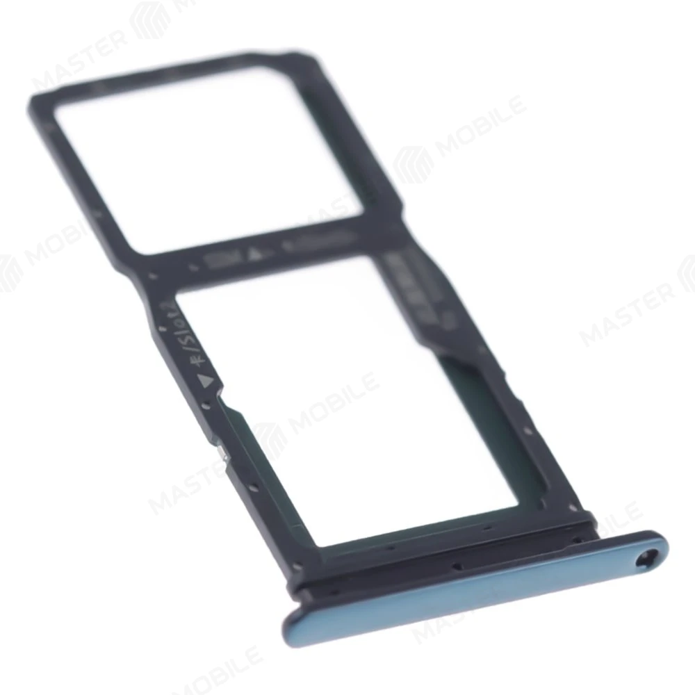 Держатель сим-карты для Huawei P Smart Z (STK-LX1) / Y9 Prime 2019 (зеленый) фото №3