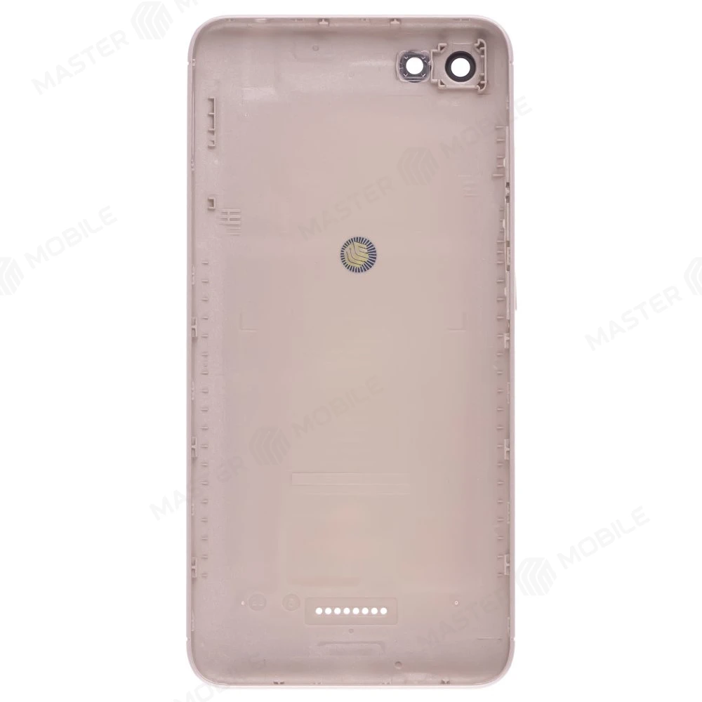 Задняя крышка для Xiaomi Redmi 6A (M1804C3CG) (Global Version / 2 SIM) (золотистый) (в сборе со стеклом камеры) фото №2