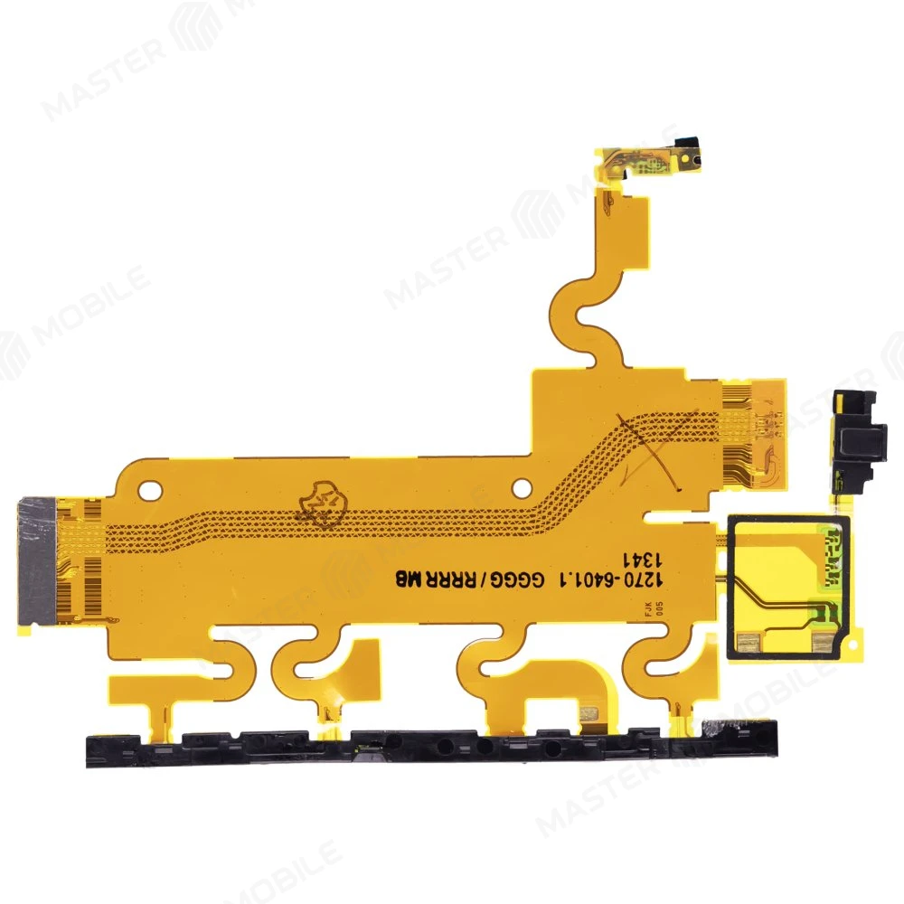 Шлейф для Sony C6902/C6903/C6906 Xperia Z1 с комп. (на кнопку включения и кнопки громкости) + микрофон  фото №2