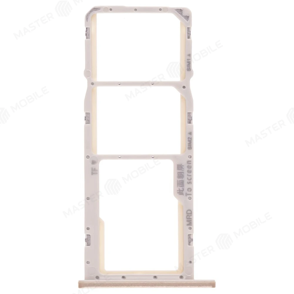 Держатель сим-карты для Huawei Honor 8A (JAT-LX1/JAT-L29) (золотистый) фото №1