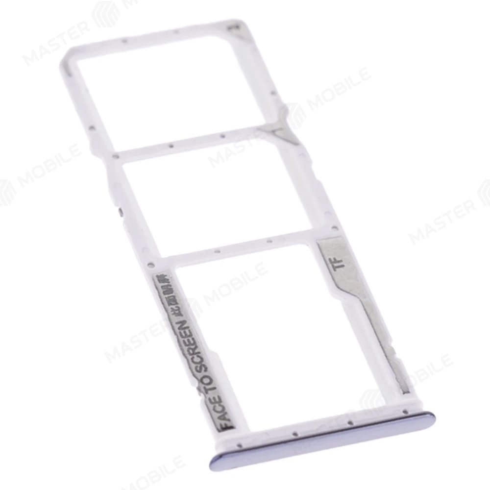 Держатель сим-карты для Xiaomi Redmi Note 10 4G (M2101K7AG) / Redmi Note 10S (M2101K7BG) (серебристый)  фото №3