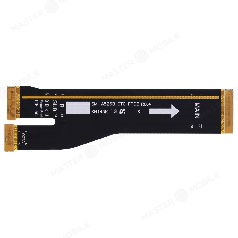 Шлейф для Samsung A525 Galaxy A52 / A526 Galaxy A52 5G / A528 Galaxy A52s с комп. (межплатный)  фото №1