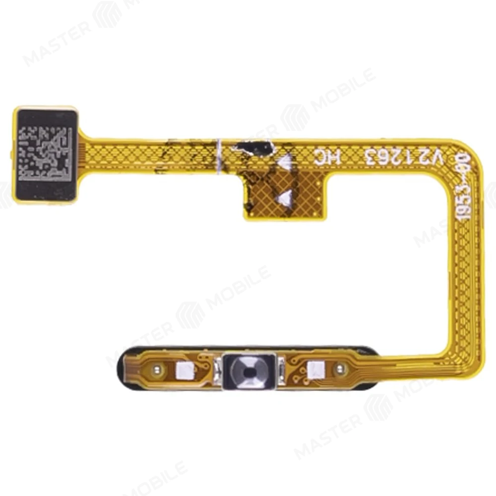 Шлейф для Xiaomi Mi 11 Lite (M2101K9AG) / 11 Lite 5G NE (2109119DG) с комп. + сканер отпечатка пальца (кнопка включения) (серебристый)  фото №2