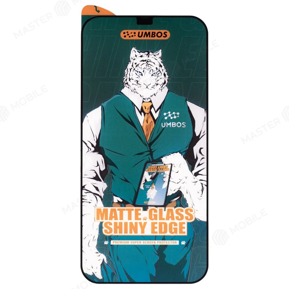 Защитное стекло для Apple iPhone 12 Pro Max (матовый) (черный) фото №1