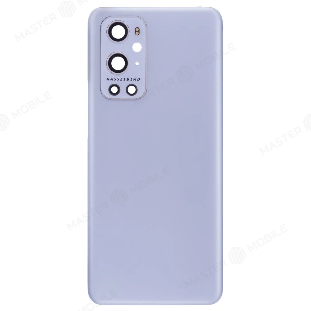 Задняя крышка для OnePlus 9 Pro (LE2121) (серебристый) (в сборе со стеклом камеры) фото №1