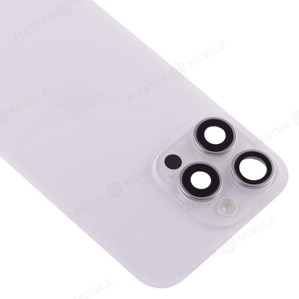 Задняя крышка для Apple iPhone 16 Pro Max (белый) (в сборе) (ORIG100) (SP) фото №3