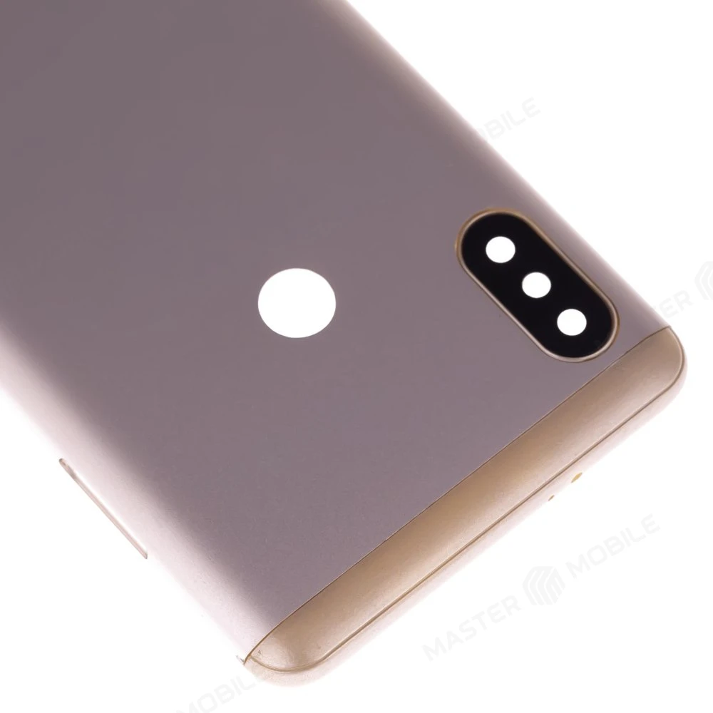 Задняя крышка для Xiaomi Redmi Note 5 (золотистый) (в сборе со стеклом камеры) фото №3