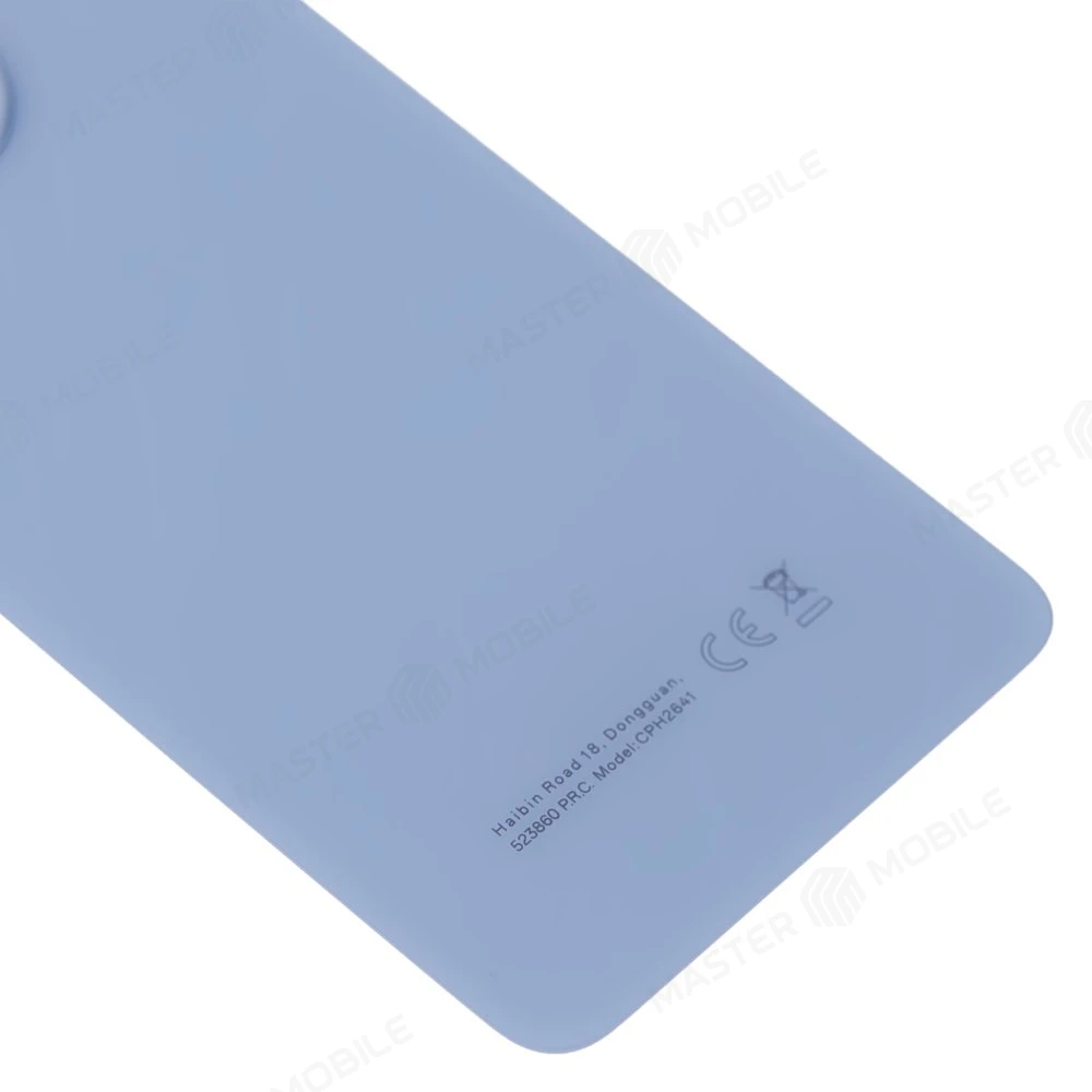 Задняя крышка для OPPO A3x (CPH2641) (голубой) (в сборе со стеклом камеры) фото №4