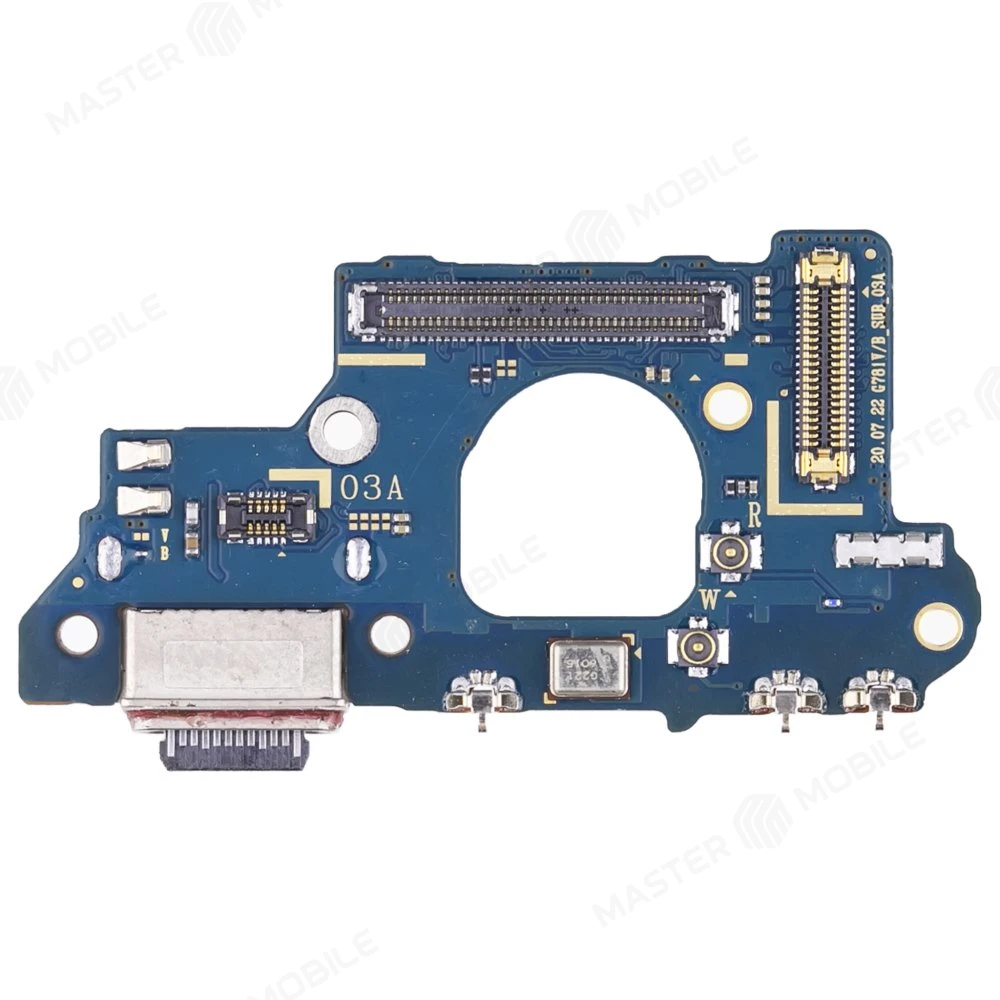 Нижняя плата для Samsung G781 Galaxy S20 FE 5G с комп. + разъем зарядки + микрофон фото №1