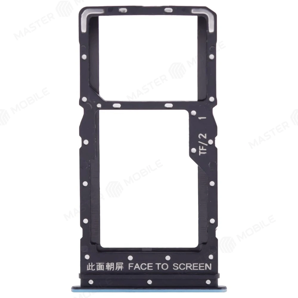 Держатель сим-карты для Xiaomi Poco M3 Pro 4G (M2103K19PY) (синий) фото №1