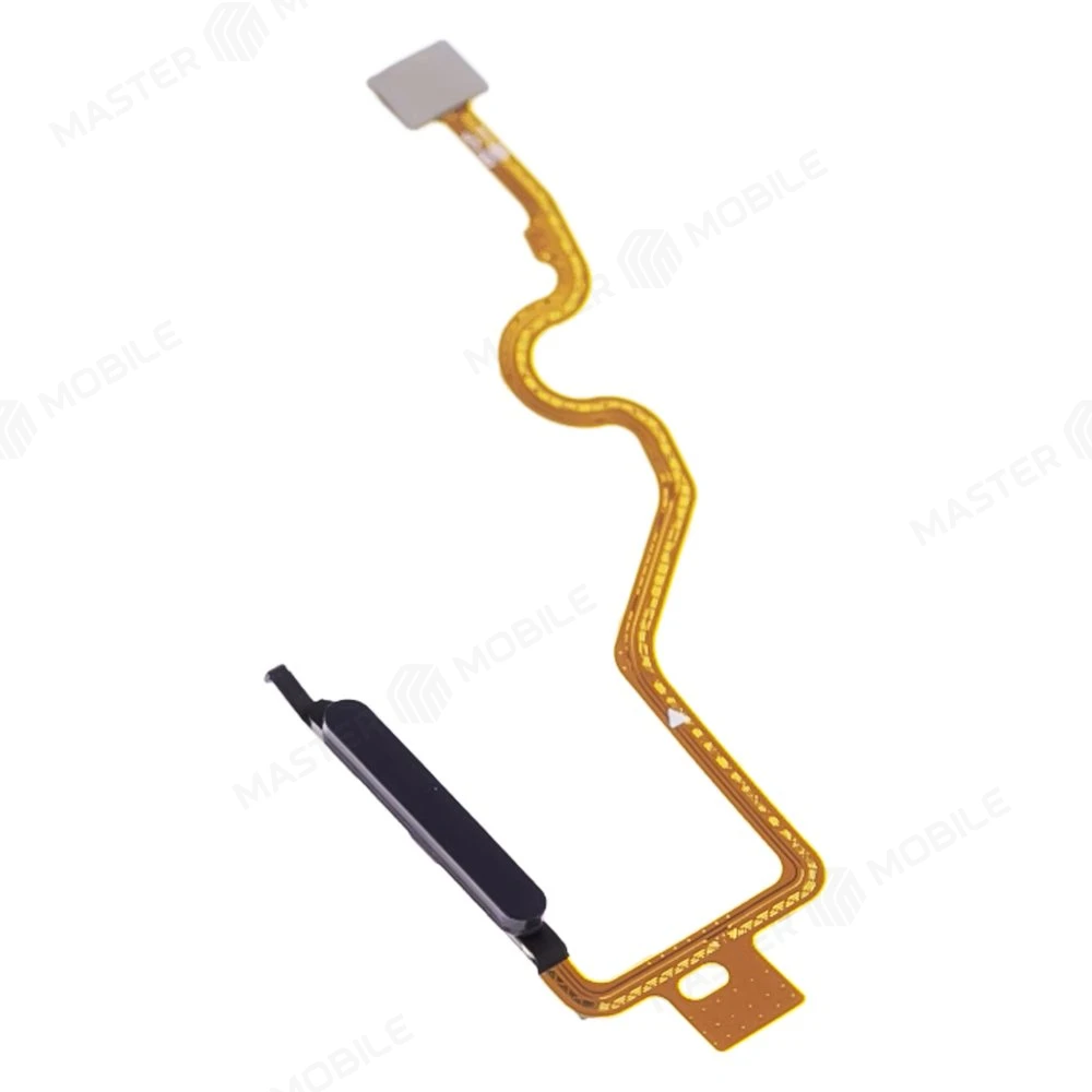 Шлейф для Infinix Hot 40i (X6528B) с комп. + сканер отпечатка пальца (черный) фото №3