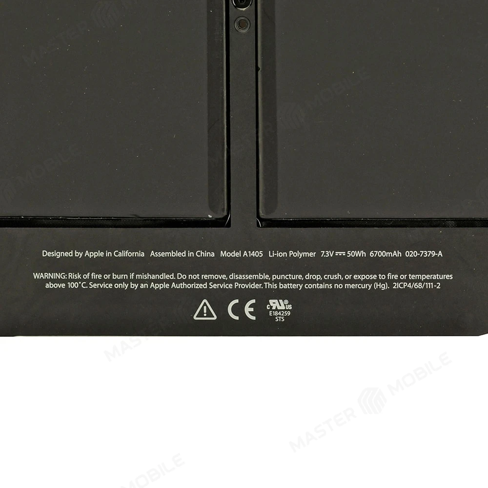 Аккумулятор для Apple MacBook Air 13 A1369 / MacBook Air 13 A1466 (MID 2011 - EARLY 2015) (A1405) (ORIG) фото №3