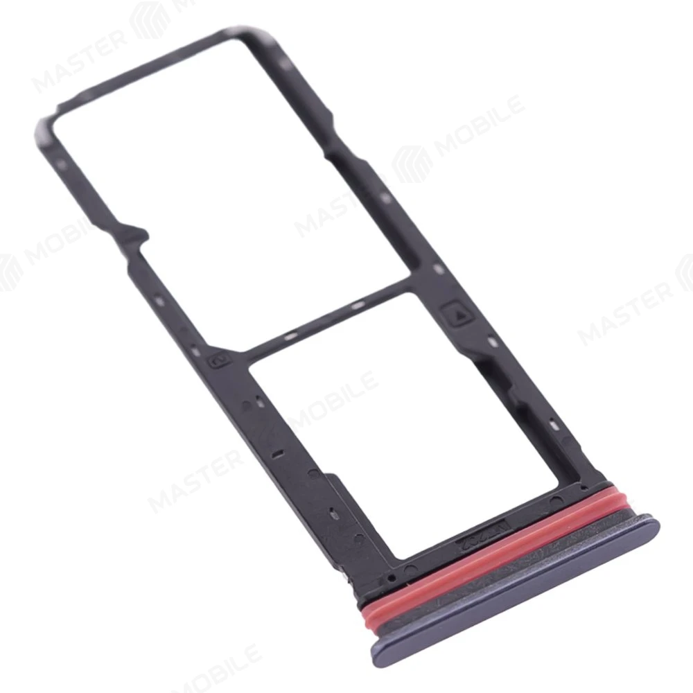 Держатель сим-карты для Vivo Y36 4G (V2247) (черный) фото №3