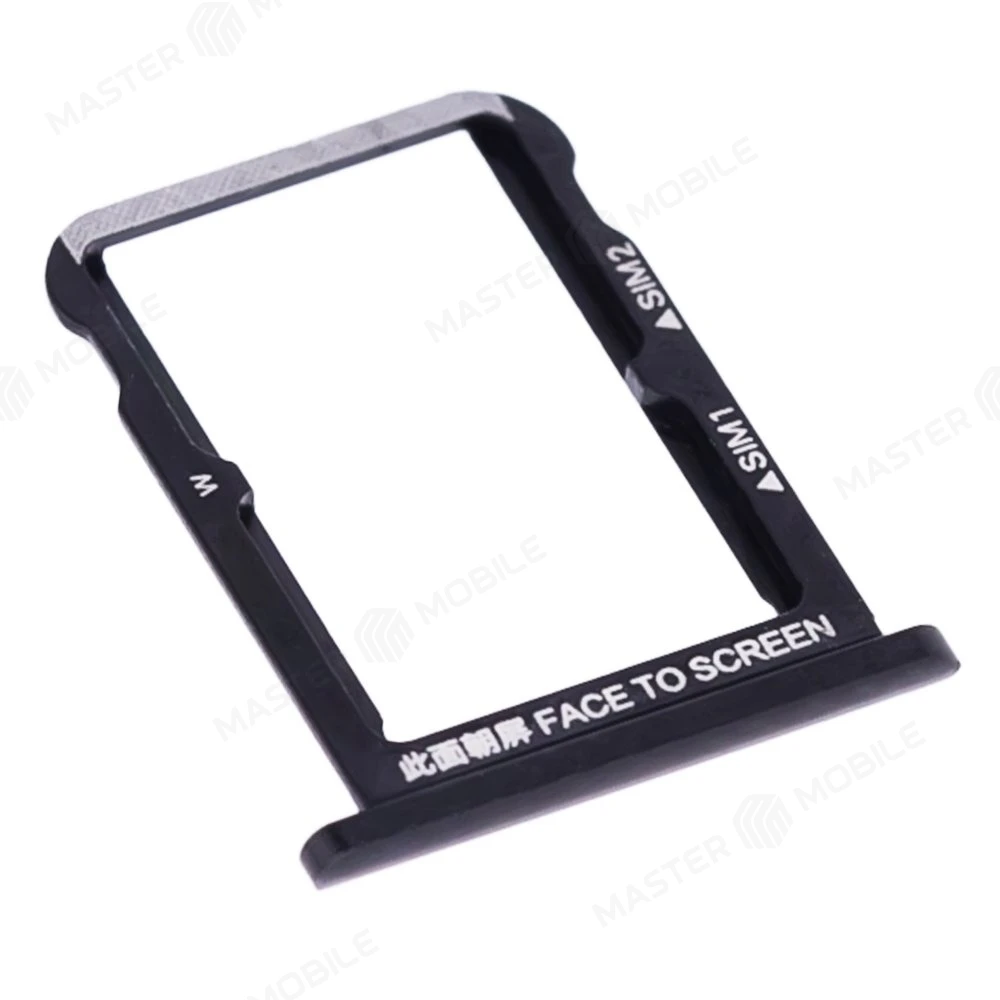 Держатель сим-карты для Xiaomi Mi A2 (M1804D2SG) / Mi 6x (черный)  фото №3