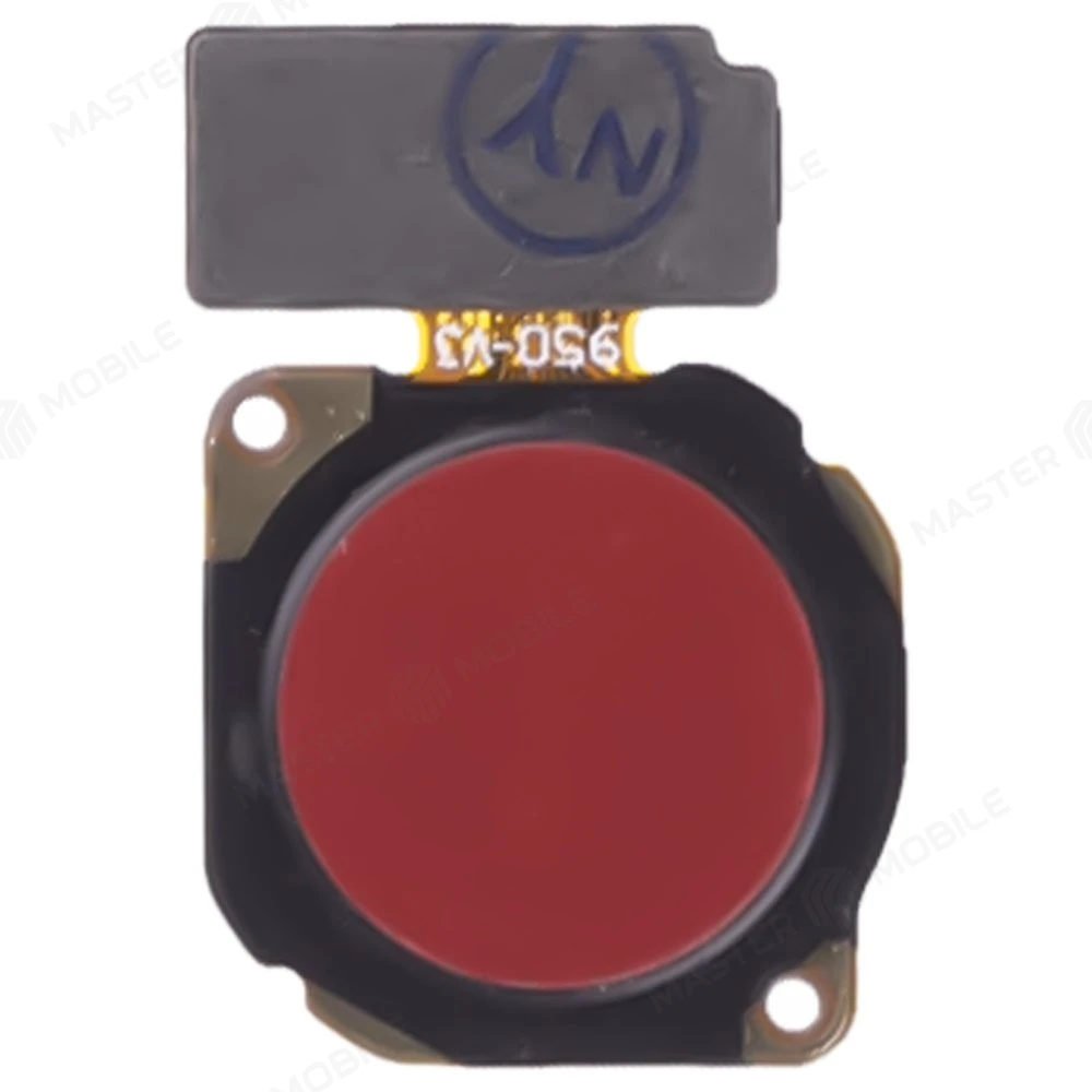 Шлейф для Huawei Honor 9 Lite (LLD-L31) / Y9 2018 (FLA-LX1) / Nova 3 (PAR-LX1) с комп. + сканер отпечатка пальца (красный)  фото №1