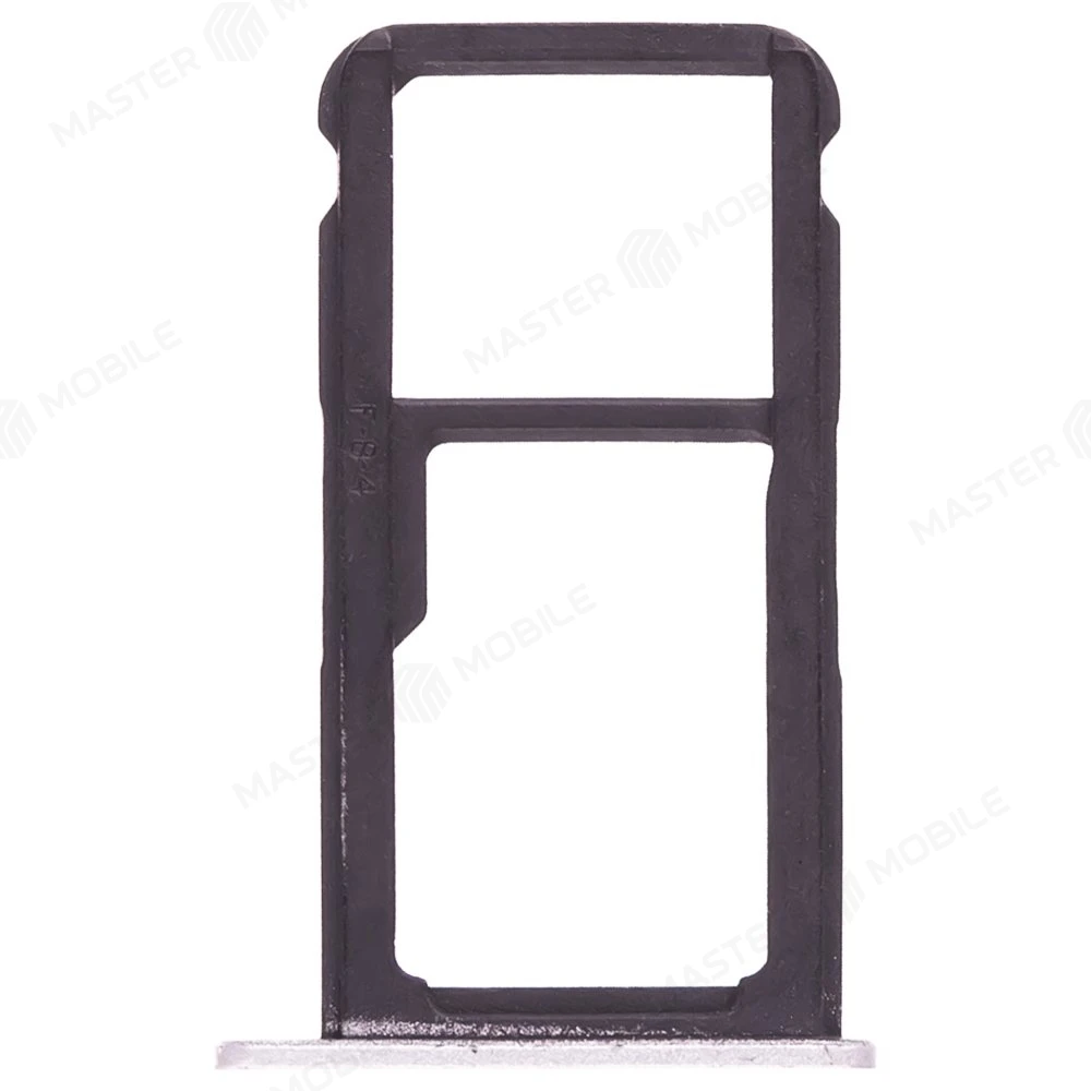 Держатель сим-карты для Huawei Honor 8 Lite (PRA-TL10) (серебристый) фото №2