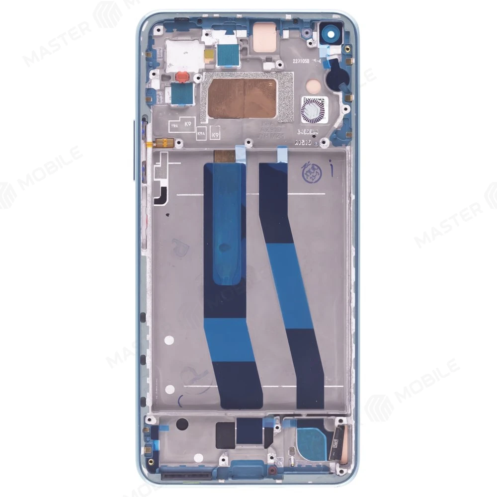 Дисплей для Xiaomi 11 Lite 5G NE (2109119DG) / Mi 11 Lite (M2101K9AG) / Mi 11 Lite 5G (M2101K9G) + тачскрин (зеленый) (в рамке) (ORIG100) (SP) фото №2