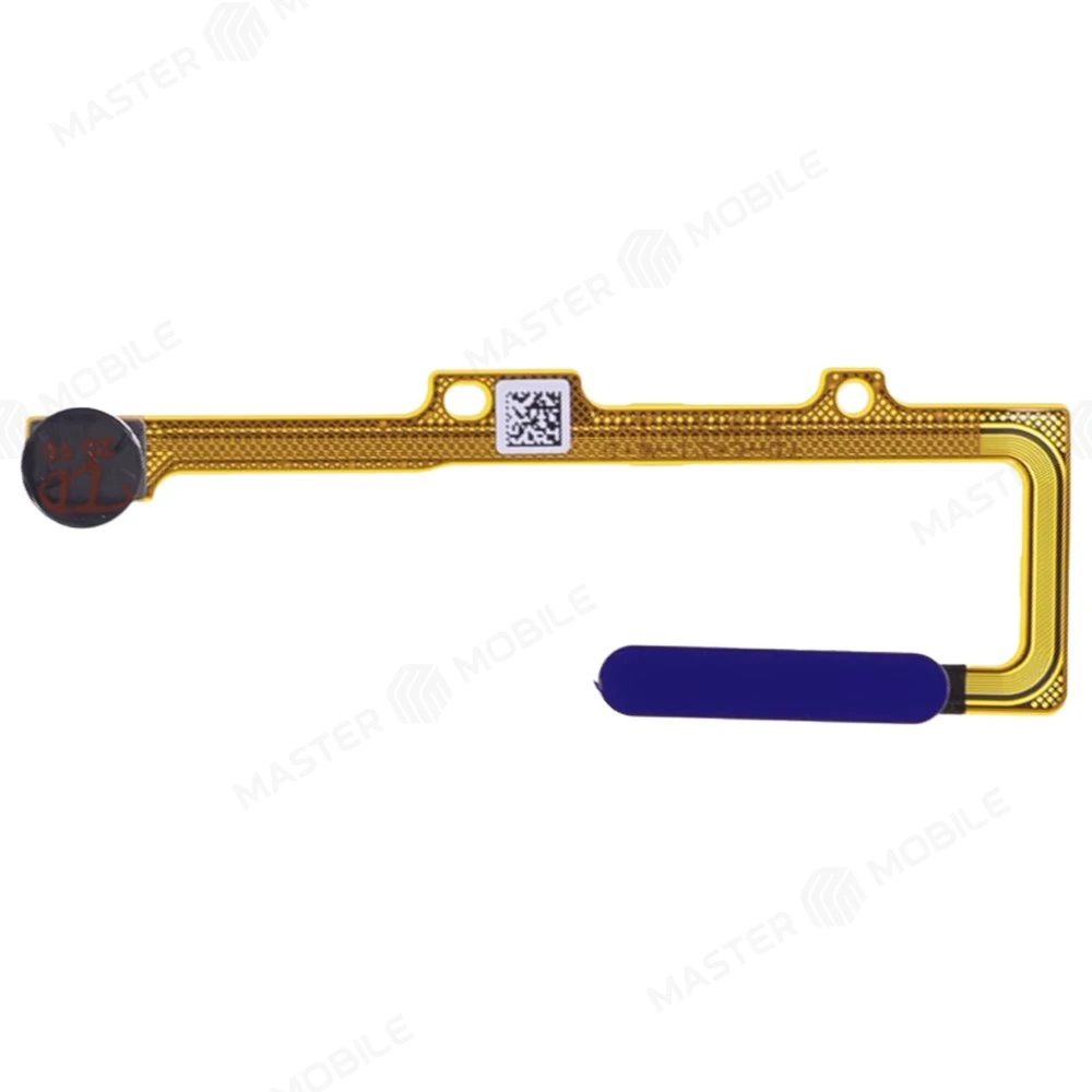 Шлейф для Huawei Honor 20 (YAL-L21) / Honor 20 Pro (YAL-L41) / Nova 5T (YALE-L61A) с комп. + сканер отпечатка пальца (синий) фото №1