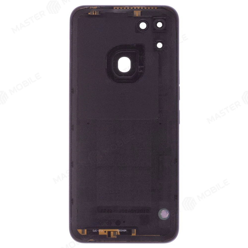 Задняя крышка для Tecno Spark 8C (KG5N) (черный) (в сборе со стеклом камеры) фото №2