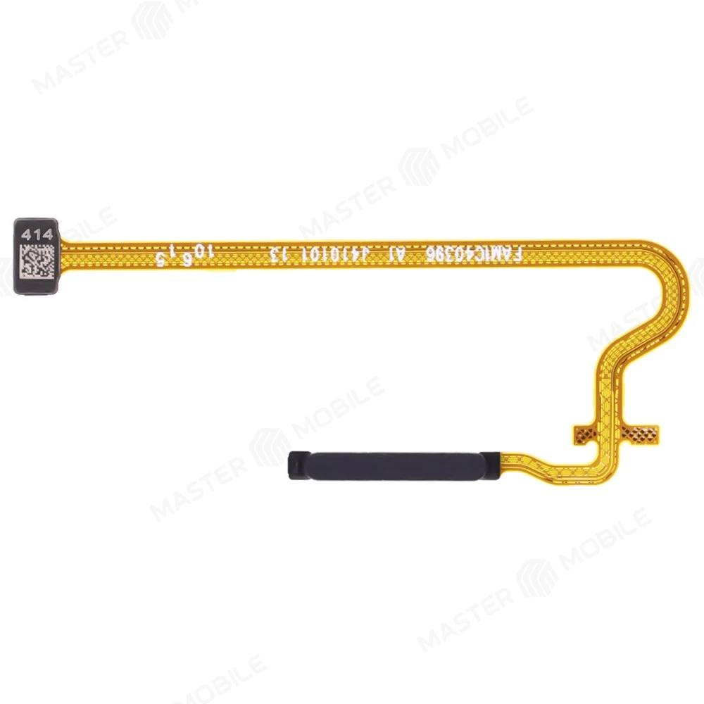 Шлейф для Realme C51 (RMX3830) с комп. + сканер отпечатка пальца (черный) фото №1