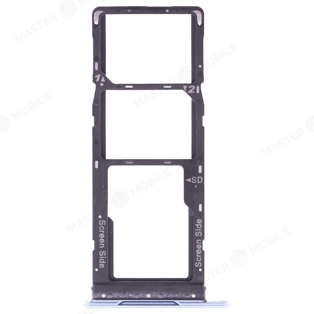 Держатель сим-карты для Tecno Pop 7 (BF6) (голубой) фото №1