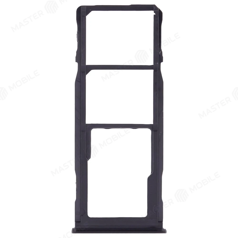 Держатель сим-карты для Samsung M215 Galaxy M21 / M307 Galaxy M30s (черный) фото №2