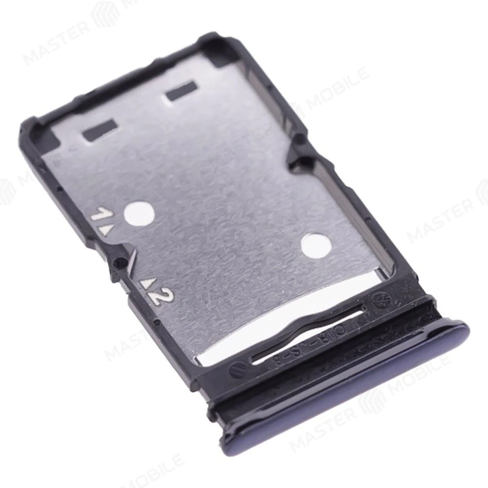 Держатель сим-карты для Tecno Camon 19 Pro (CI8n) (черный) фото №3